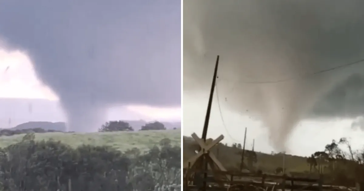 Tornado atinge Piraí do Sul e deixa rastro de destruição no Paraná