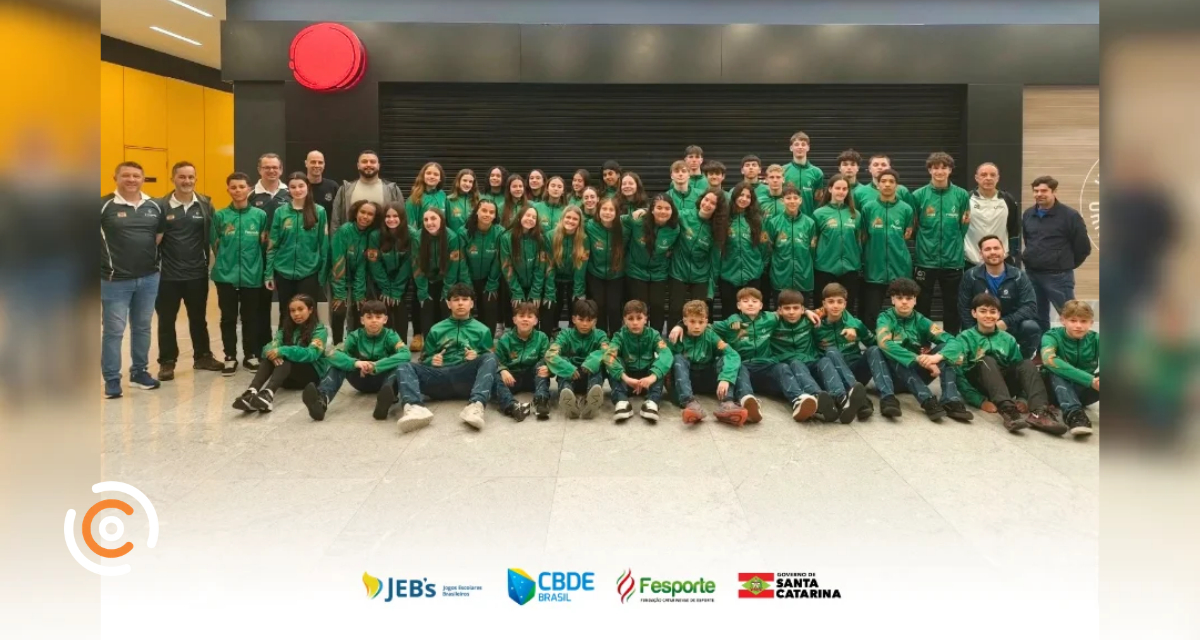 Santa Catarina conquista segundo lugar geral nos Jogos Escolares Brasileiros