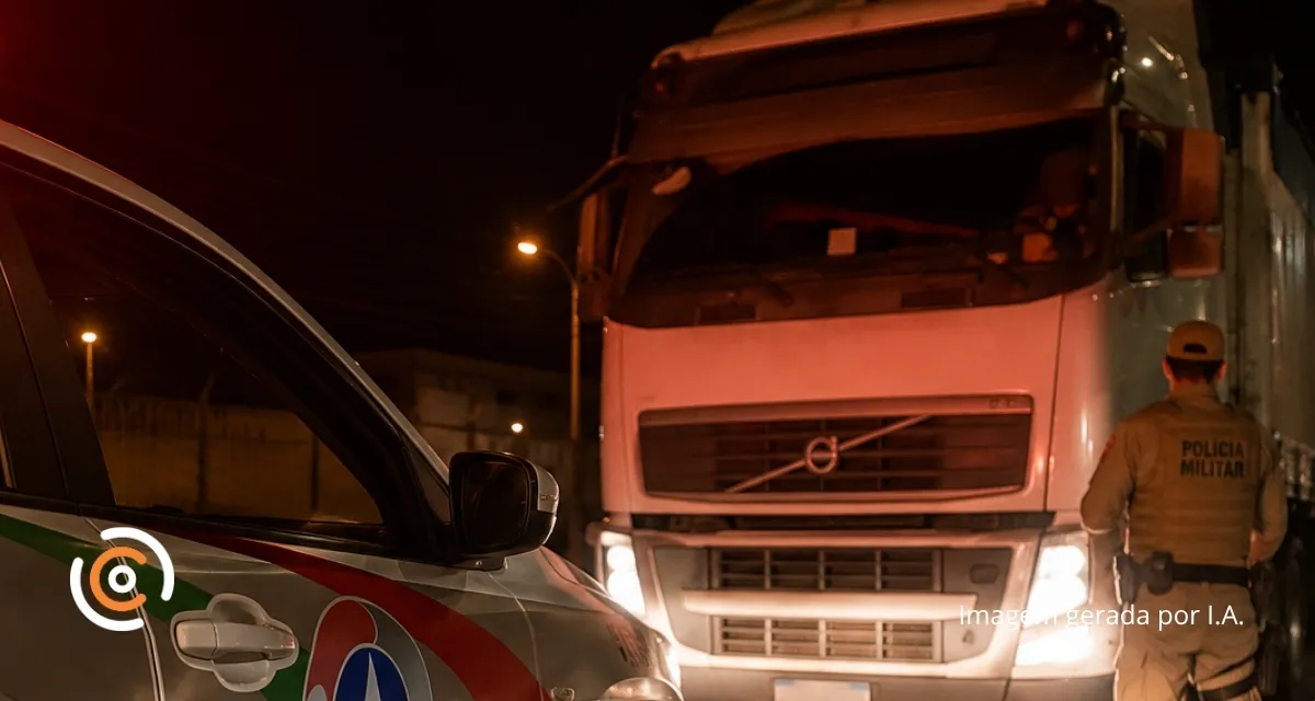 Motorista de caminhão é preso por embriaguez ao volante em Canoinhas