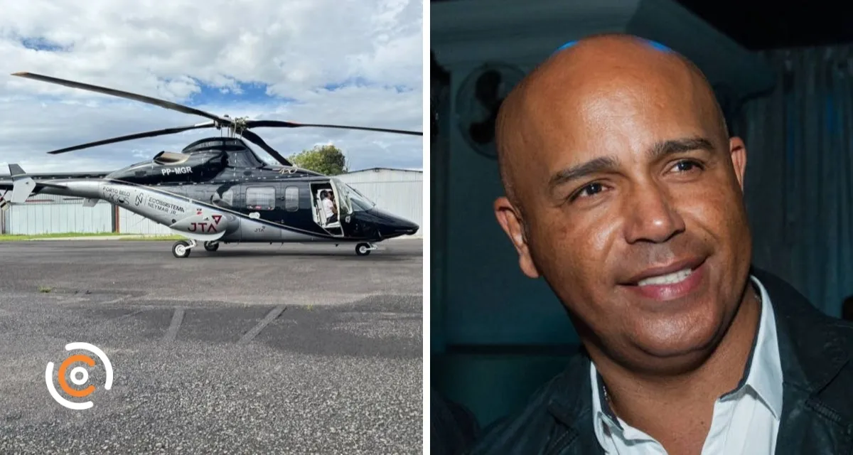 Helicóptero com cantor sertanejo Rick perde contato durante voo na Serra de SC