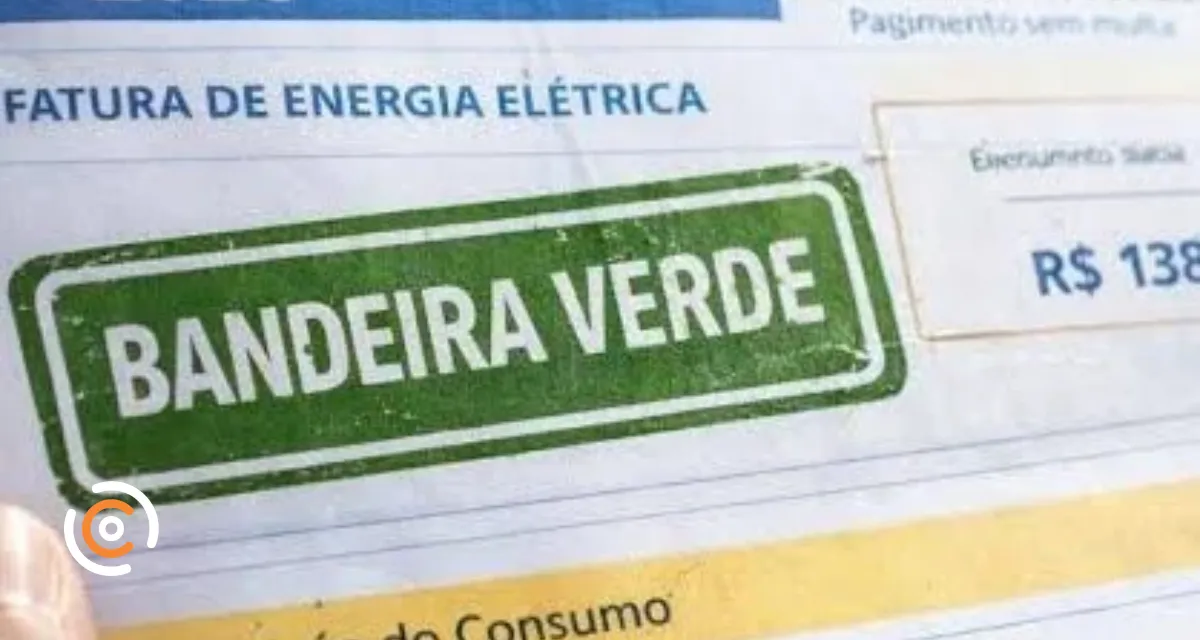 Nada de vermelho em outubro; conta de luz terá bandeira verde no próximo mês