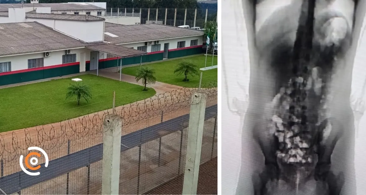 Mãe é presa após filha de 13 anos ser flagrada com 32 pacotes de droga escondidos no corpo em presídio de SC